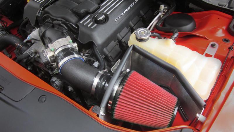 Corsa APEX DryTech 3-D Red Air Intake 11-up LX Cars 6.4L Hemi - Click Image to Close